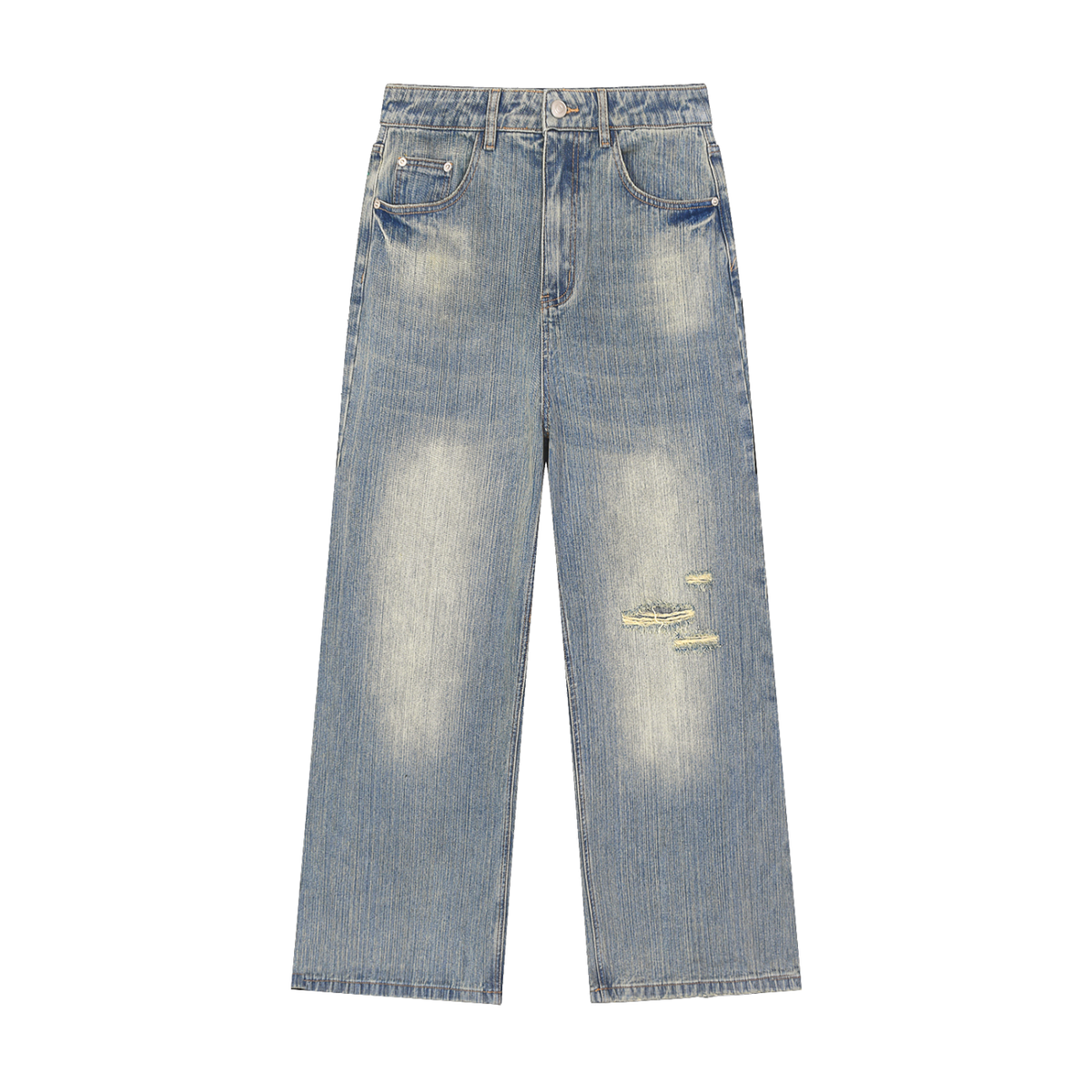 Men's Distressed Denim Jeans